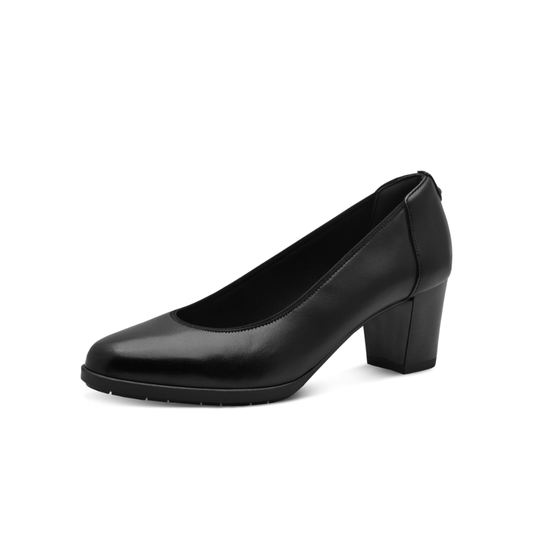 TAMARIS decolletè in pelle - Nera