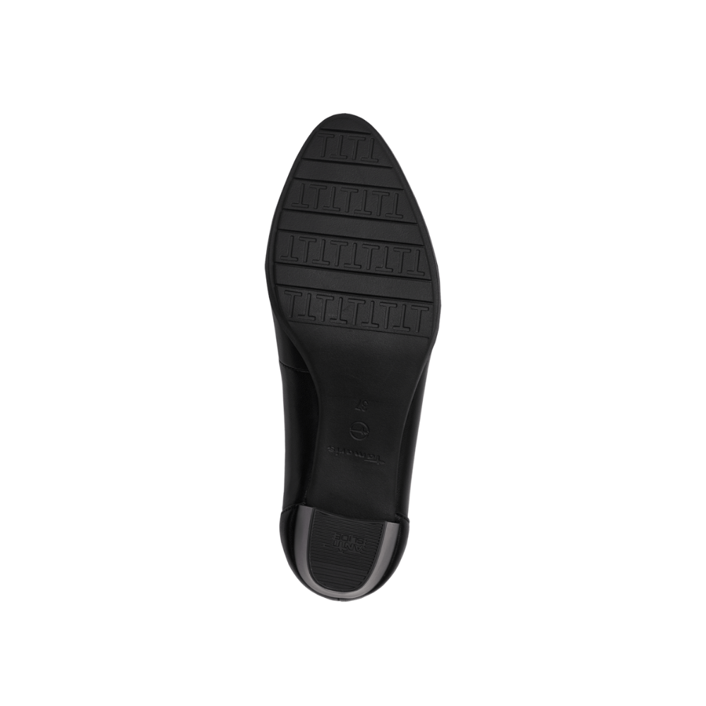 TAMARIS decolletè in pelle - Nera