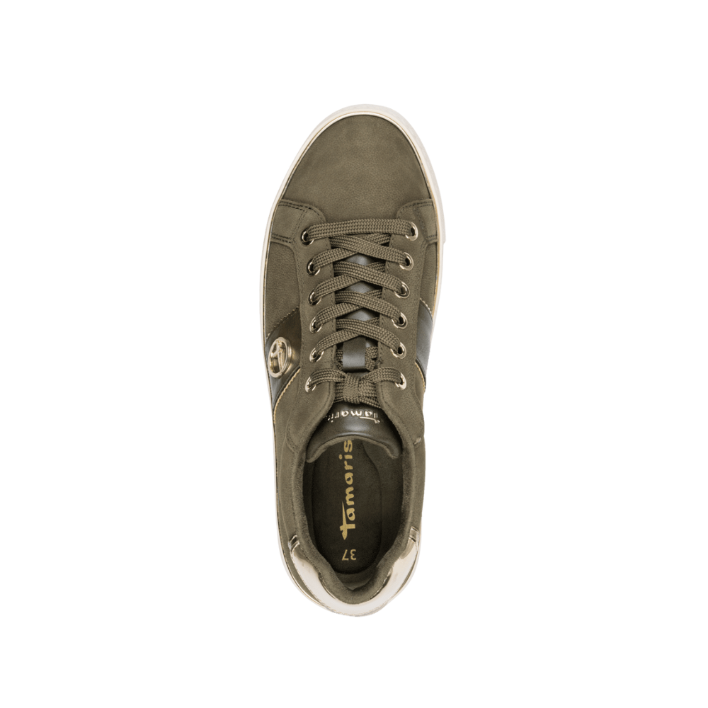 TAMARIS sneakers con platform - Verde oliva