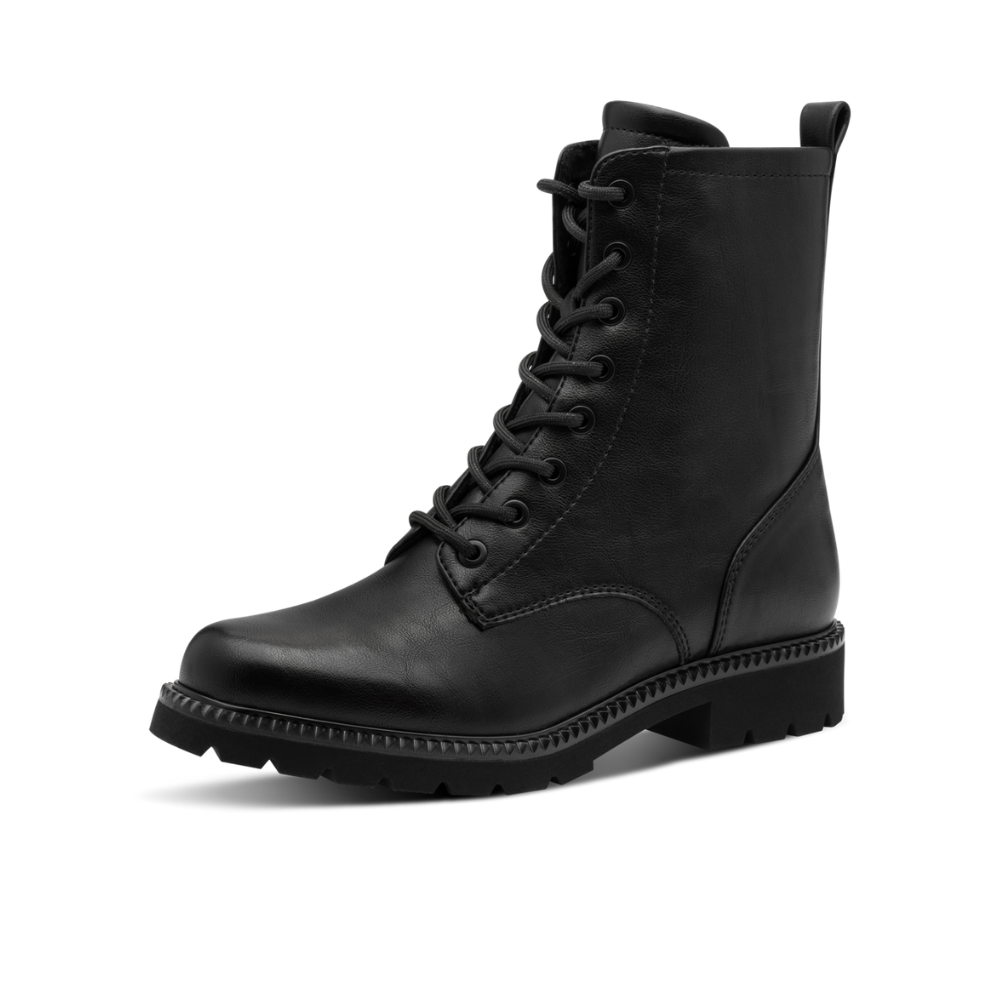 TAMARIS stivaletti stringati - Nero