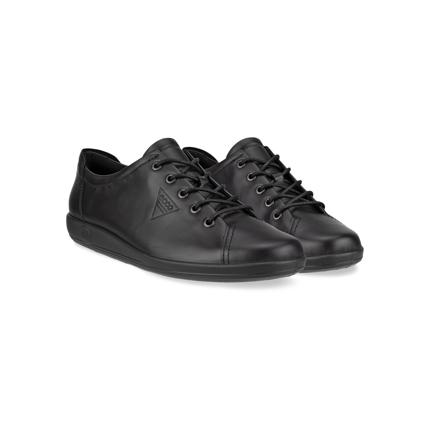 ECCO scarpe con lacci Soft 2.0 - Nero