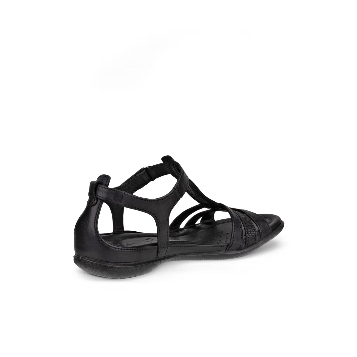 ECCO sandali in pelle Flash T-bar - Nero