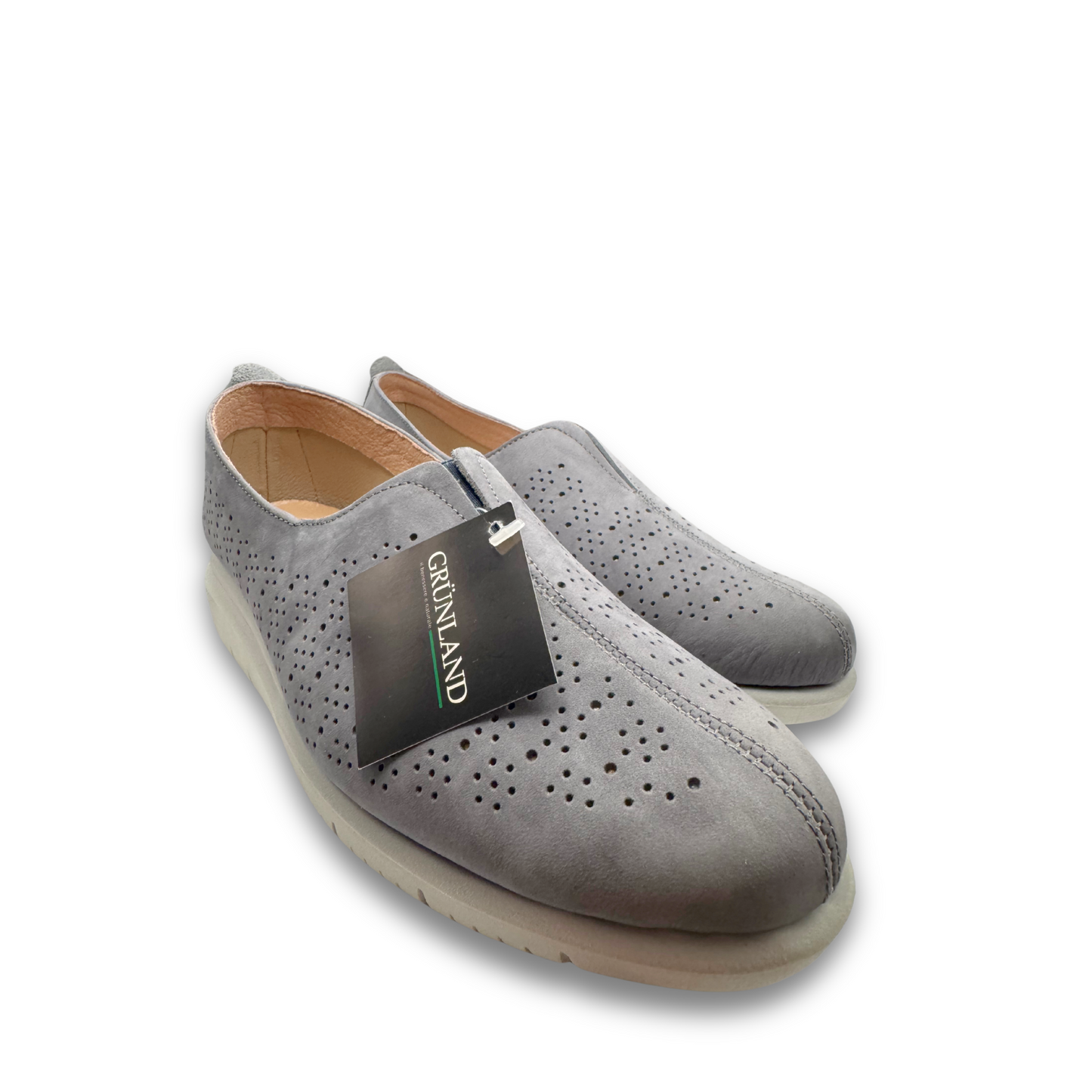 GRUNLAND slip on - Celeste cielo