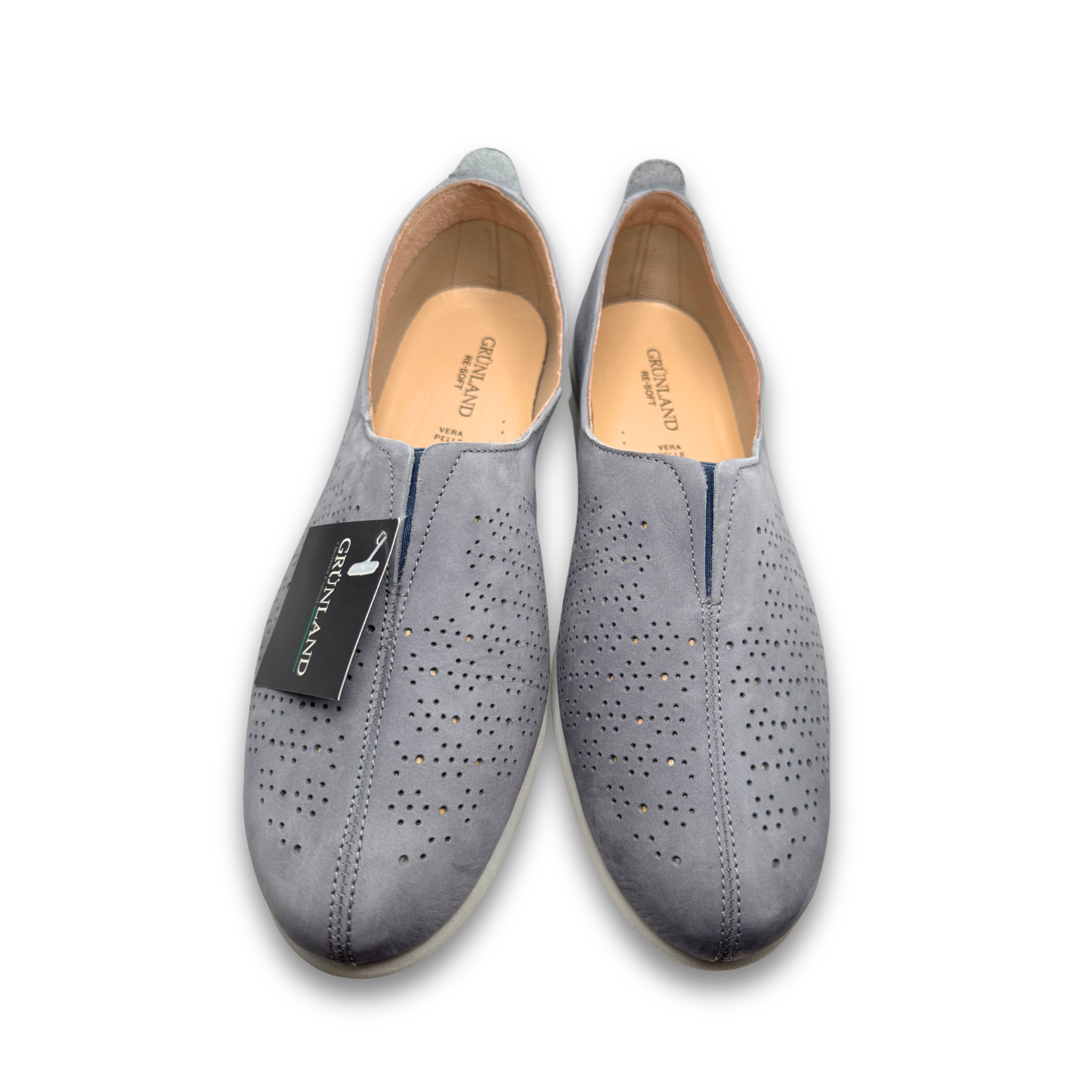 GRUNLAND slip on - Celeste cielo