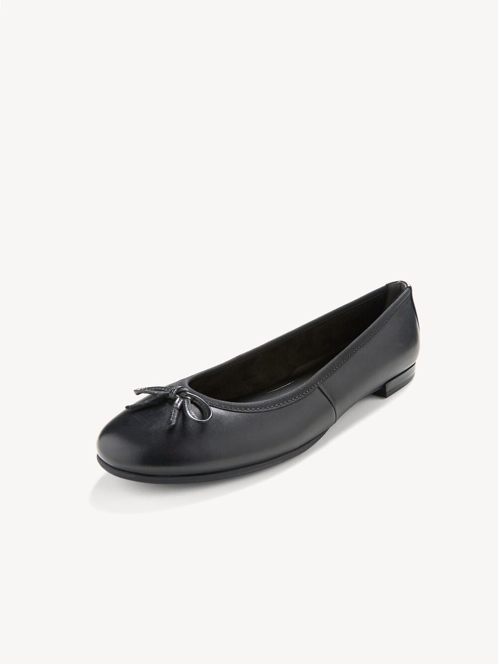 TAMARIS ballerine da donna stile classico in pelle - Nero