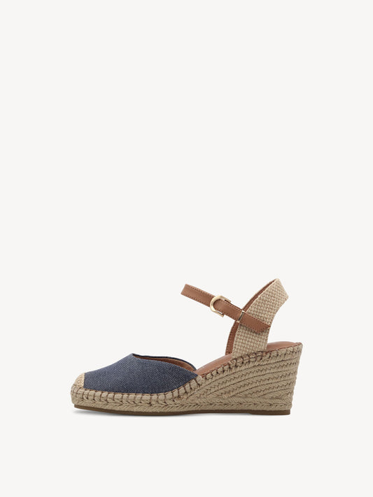 TAMARIS zeppa espadrillas 1-29610-42-800 - Blu