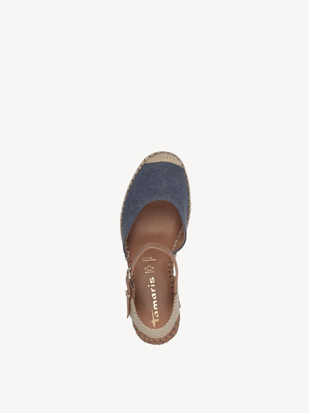 TAMARIS zeppa espadrillas 1-29610-42-800 - Blu